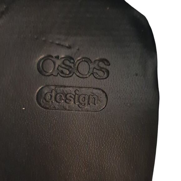 ASOS Black Platform Loafers Sz 10  Chunky sole - Picture 4 of 9